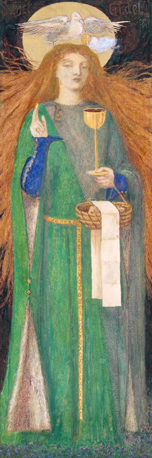 La damigella del Sanct Grael (1857) - Tate Britain, Londra
